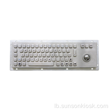 USB Wired Numeric Metal Keyboard mat Trackball
